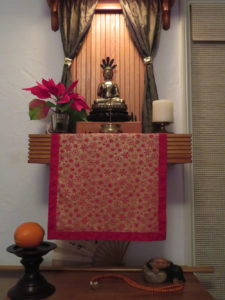 a zendo altar
